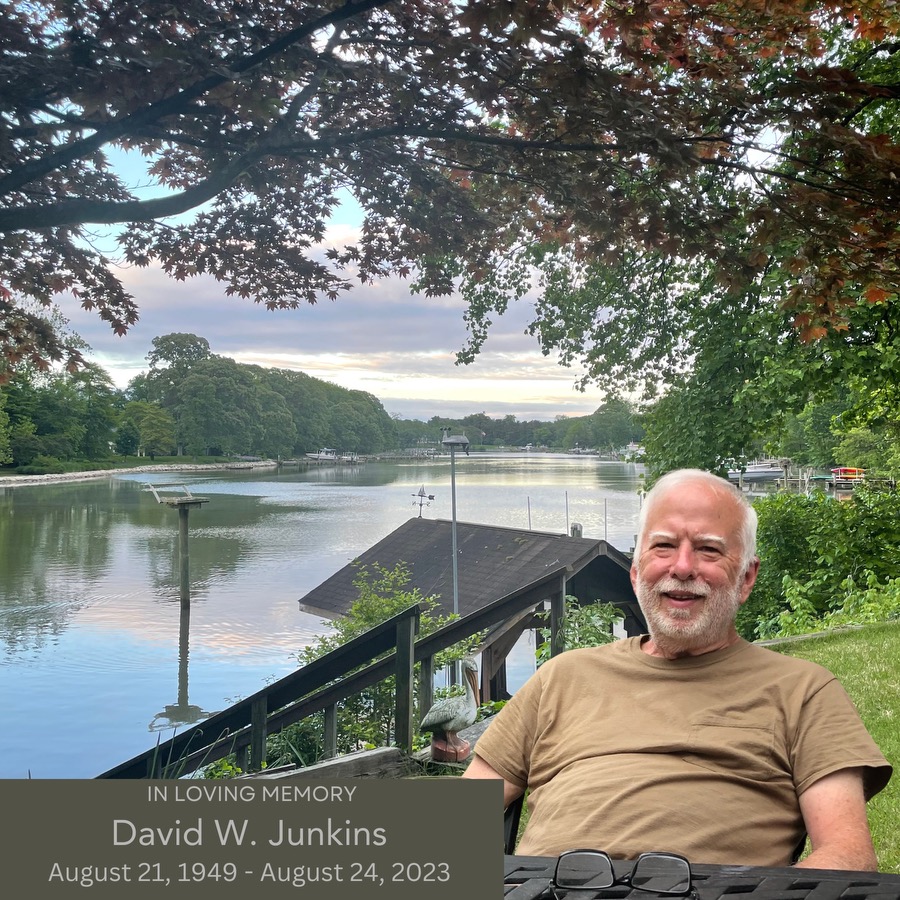 A digital memorial quilt honoring David W. Junkins to showcase at Infinite Legacy's Annual Ceremony of Remembrance.