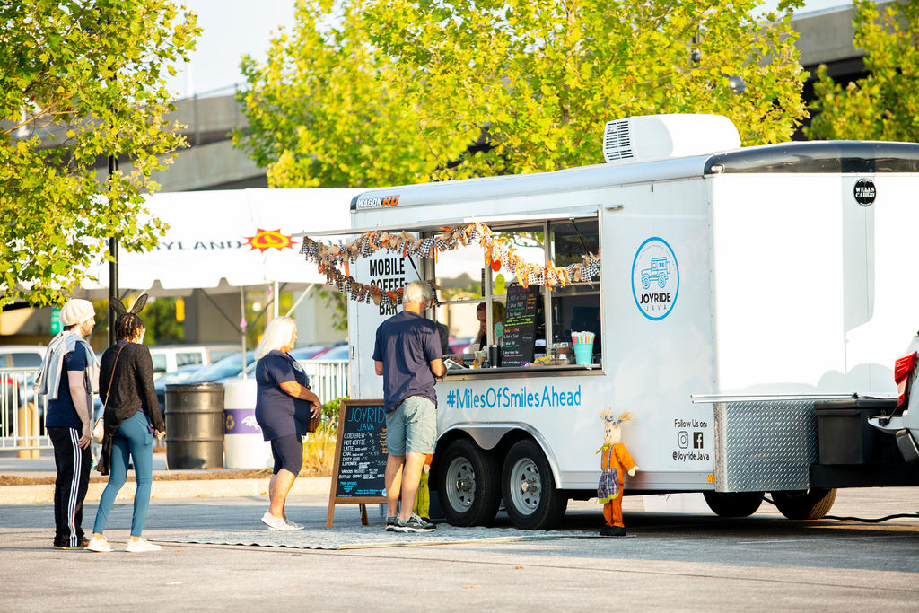 Joyride Java truck provides refreshments and snacks at Infinite Legacy's Annual Donate Life Family Fun Run.