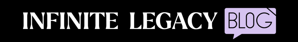 Black Infinite Legacy blog banner.